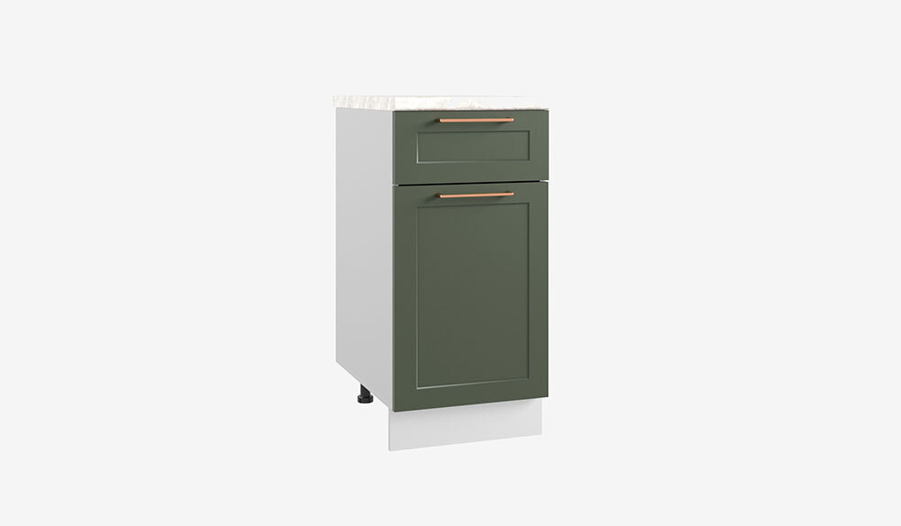 Квадро. Шкаф нижний (1 ящик) С1Я 400 Квадро. Шкаф нижний (1 ящик) С1Я 400